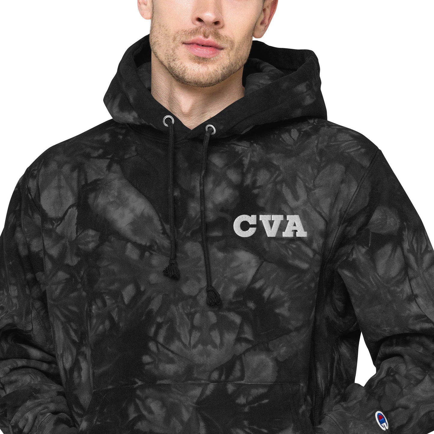 CVA Unisex Champion tie-dye hoodie