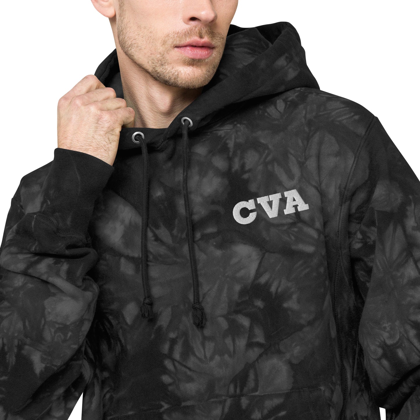 CVA Unisex Champion tie-dye hoodie