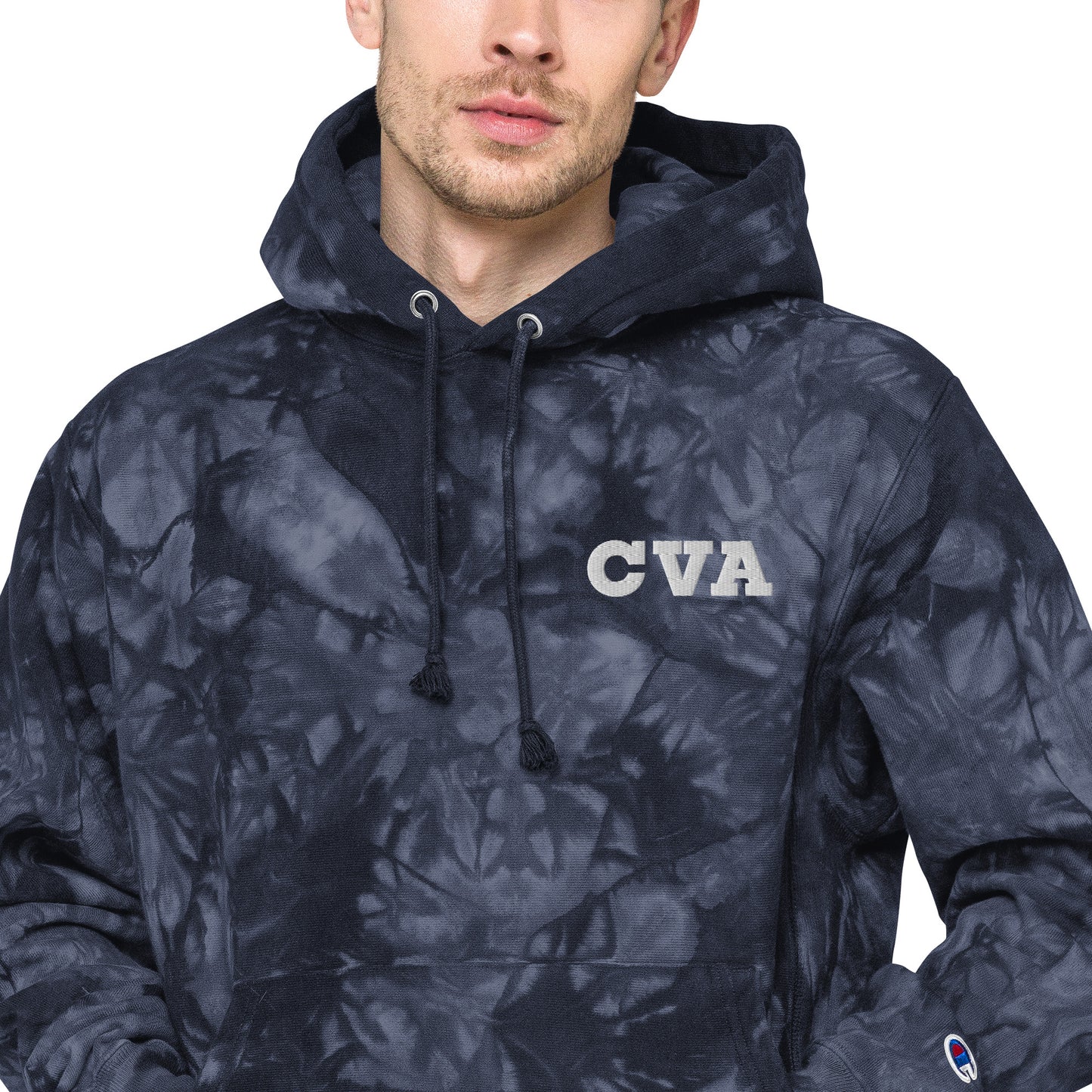 CVA Unisex Champion tie-dye hoodie