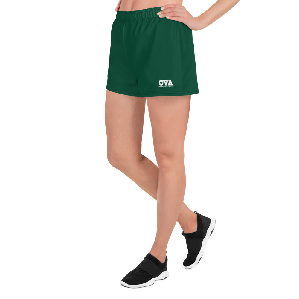 Women's Athletic Shorts: 2.5" - Green