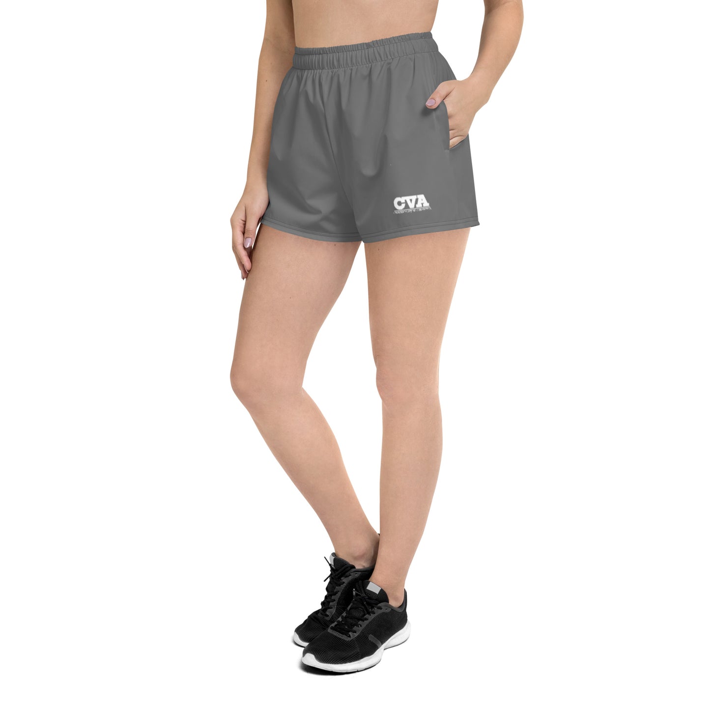 Women's Athletic Shorts: 2.5" - Light Grey