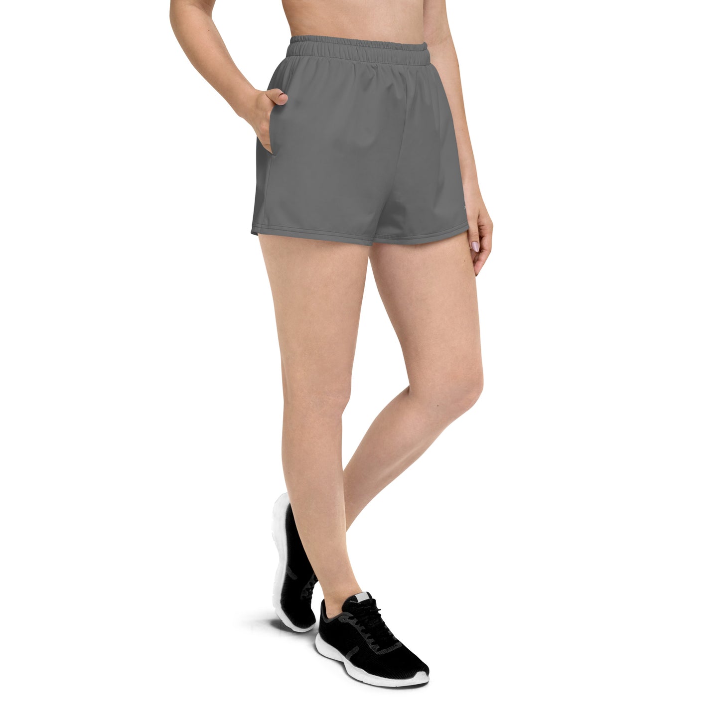 Women's Athletic Shorts: 2.5" - Light Grey