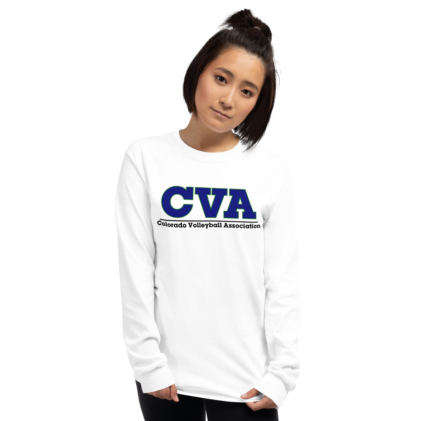 Unisex Long Sleeve Shirt: Blue CVA Logo - Multiple Color Options