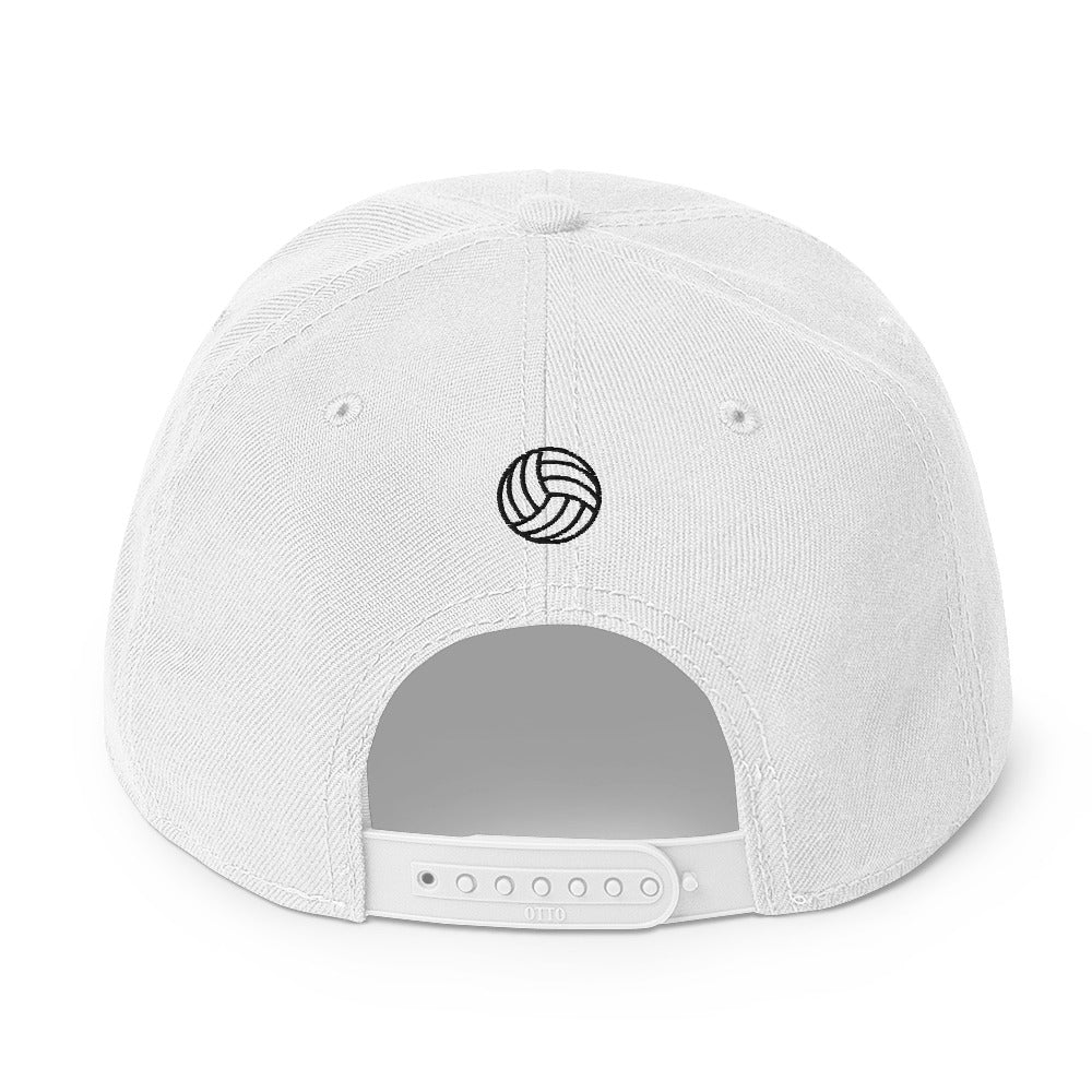 Snapback Hat: CVA Logo - White