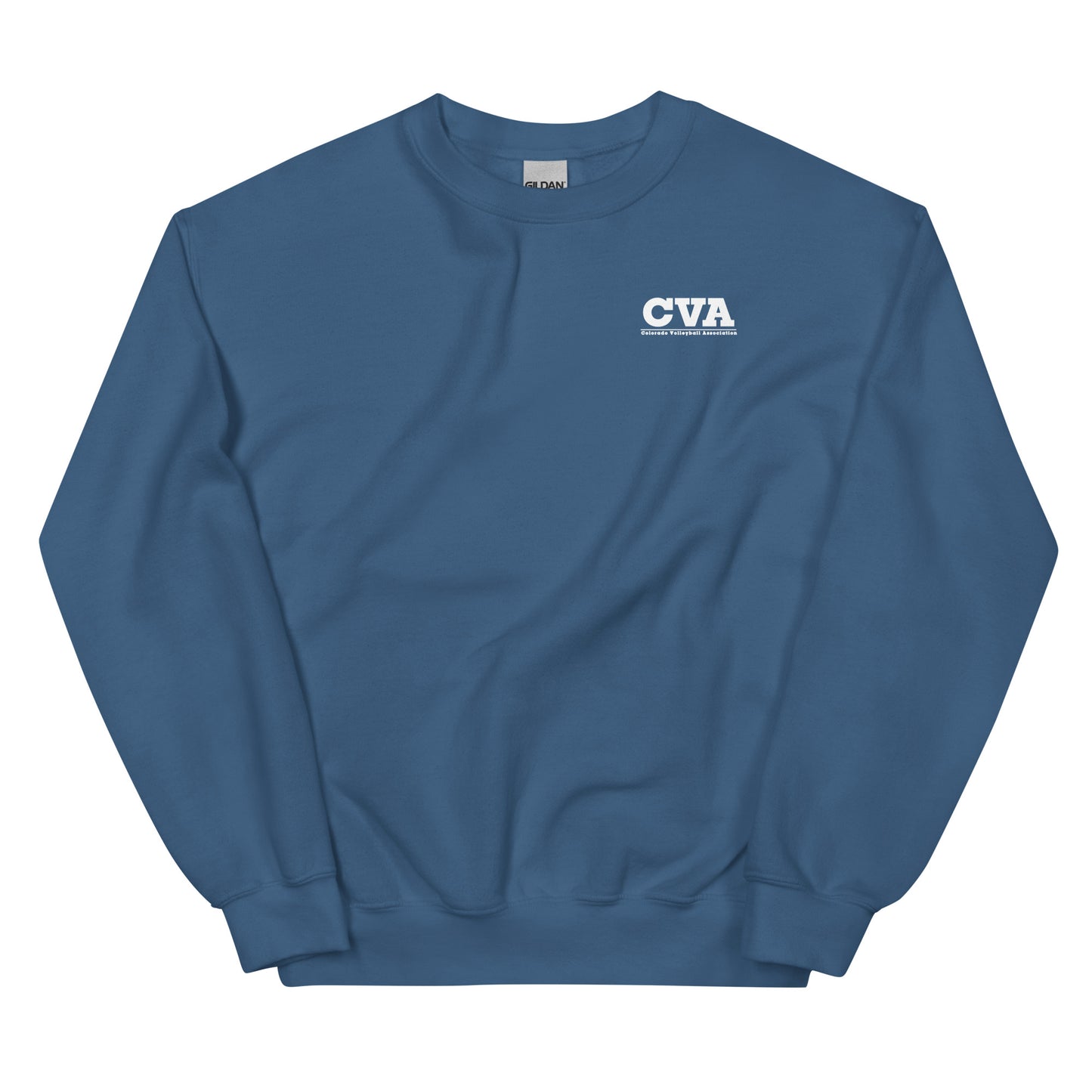 Unisex Crewneck Sweatshirt: Small CVA Logo - Multiple Color Options