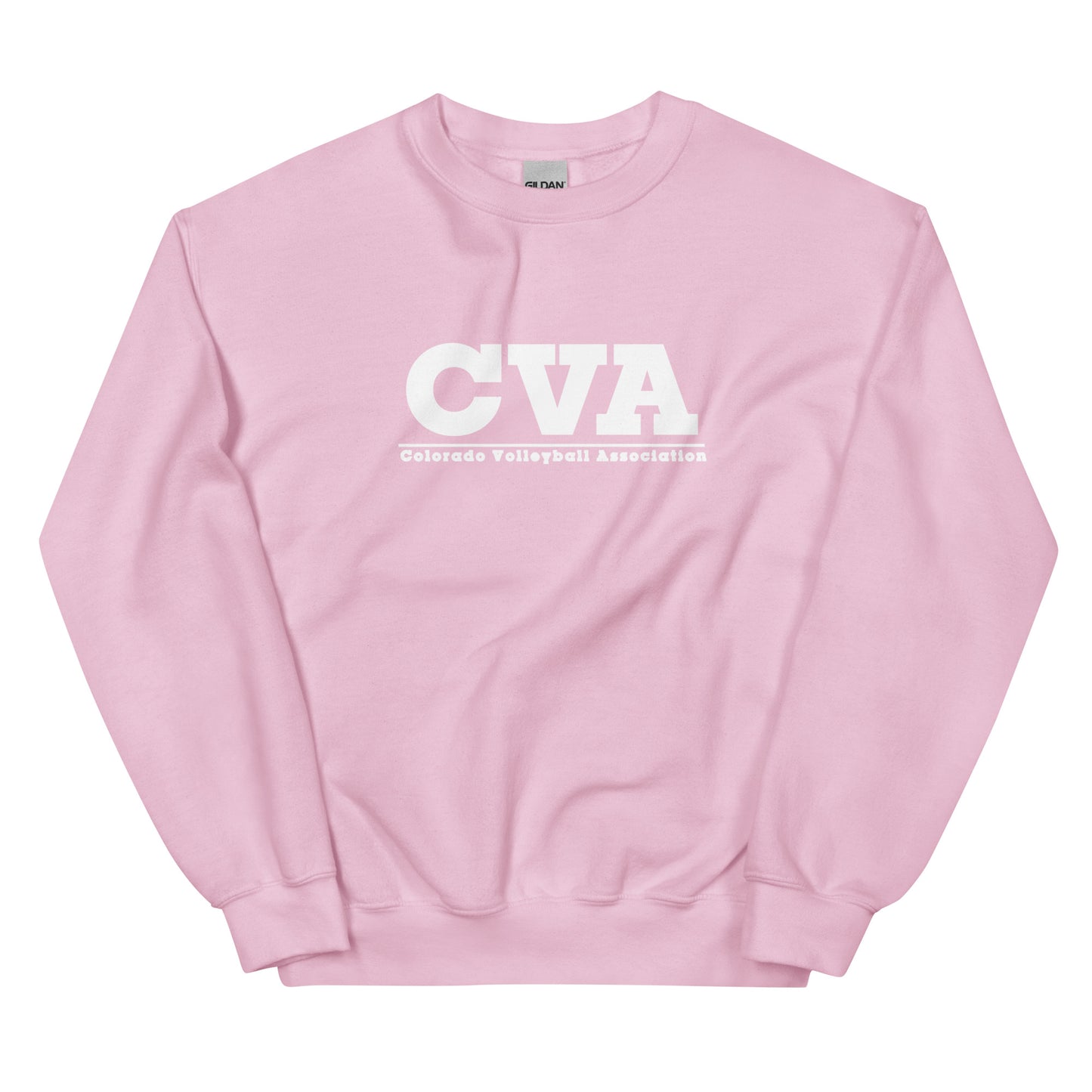 Unisex Crew Neck Sweatshirt: Large CVA Logo - Multiple Color Options