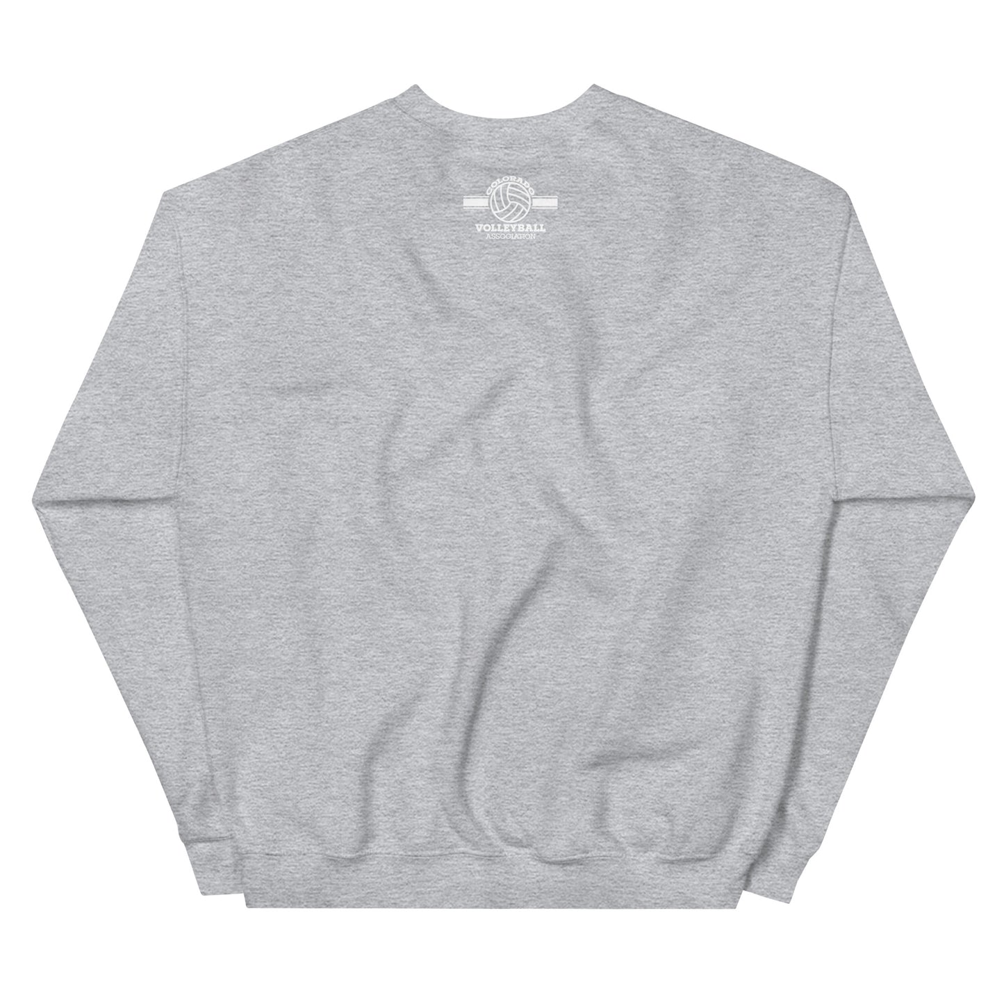 Unisex Crew Neck Sweatshirt: Large CVA Logo - Multiple Color Options