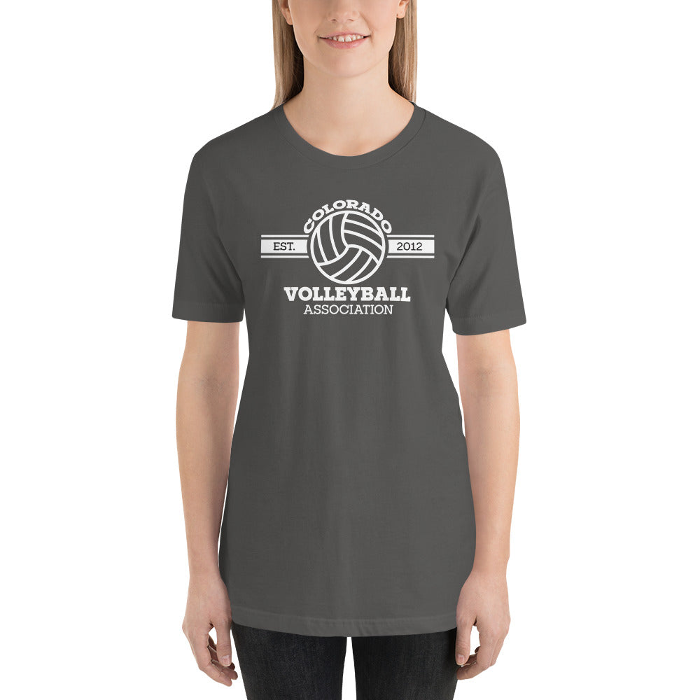 Unisex Short Sleeve T-Shirt: Small CVA Logo - Multiple Color Options