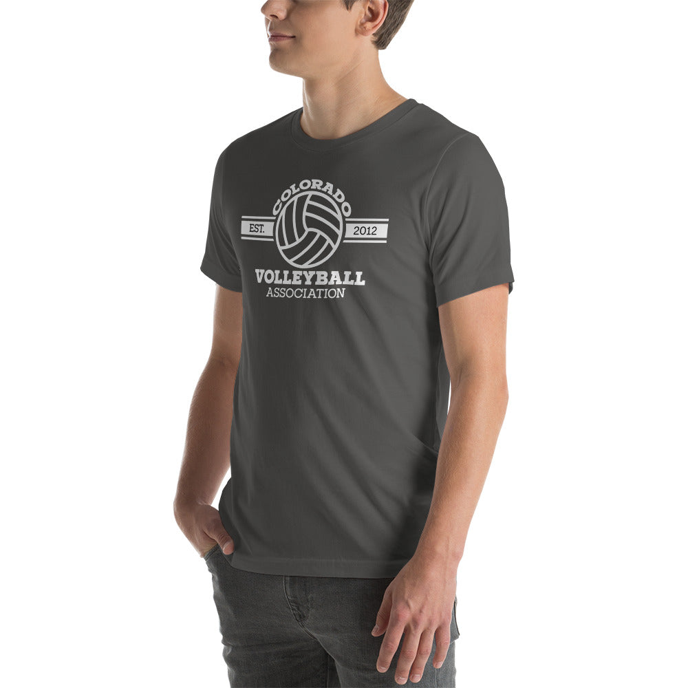 Unisex Short Sleeve T-Shirt: Small CVA Logo - Multiple Color Options