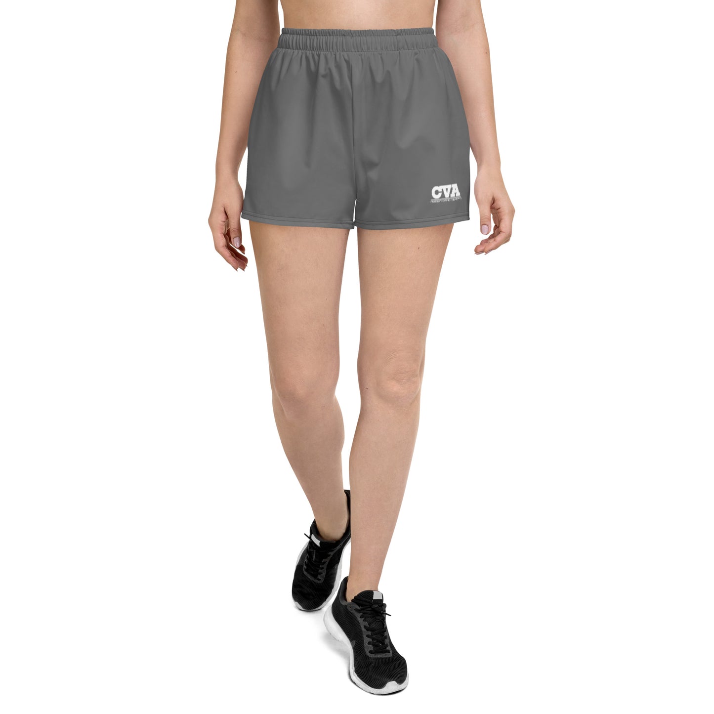 Women's Athletic Shorts: 2.5" - Light Grey