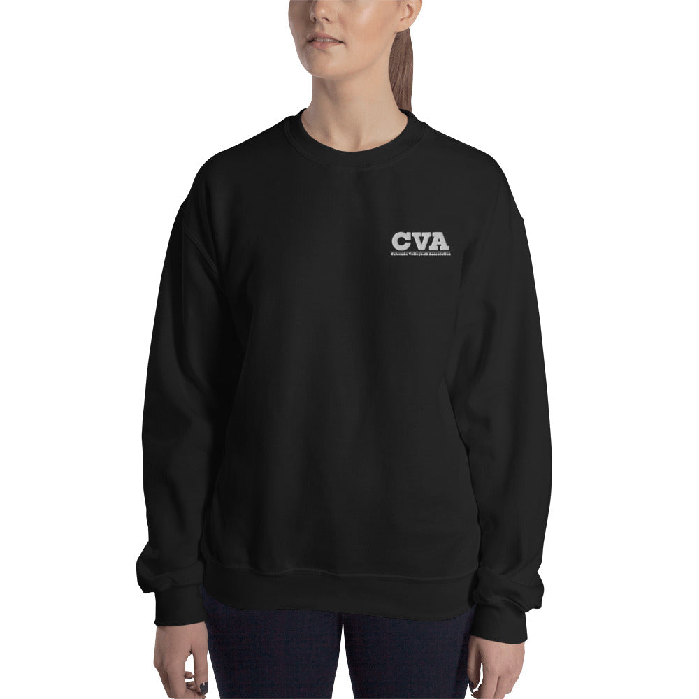 CUSTOM NAME Unisex Sweatshirt: CVA Logo - Multiple Color Options