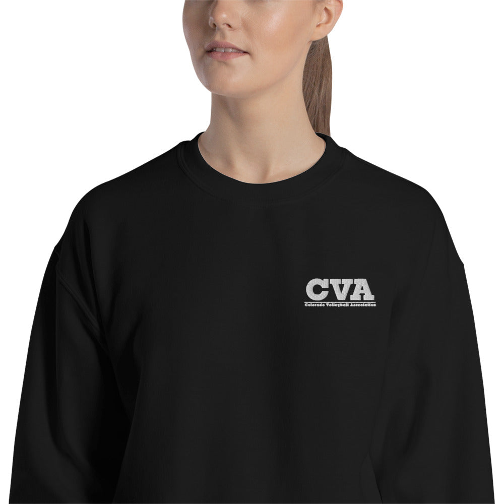 CUSTOM NAME Unisex Sweatshirt: CVA Logo - Multiple Color Options