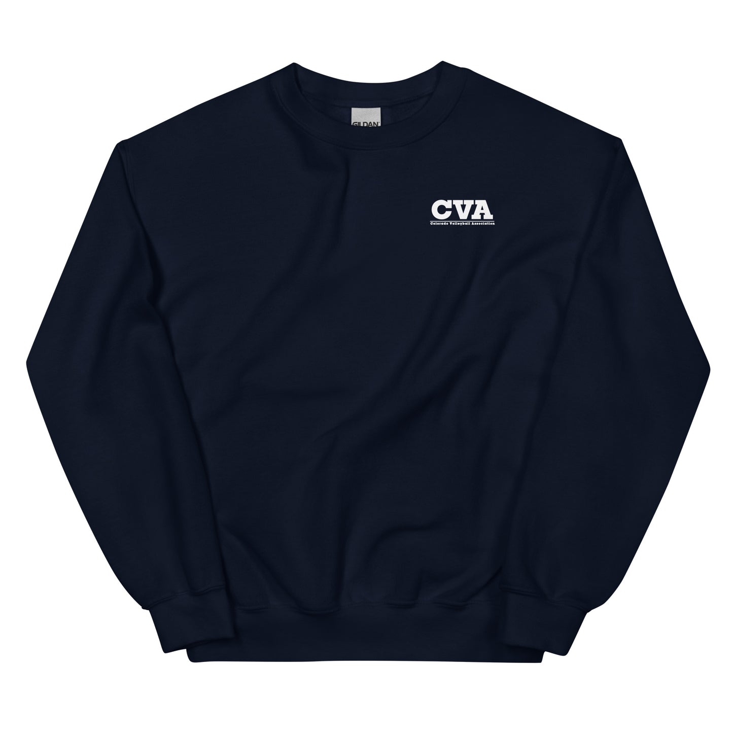 Unisex Crewneck Sweatshirt: Small CVA Logo - Multiple Color Options
