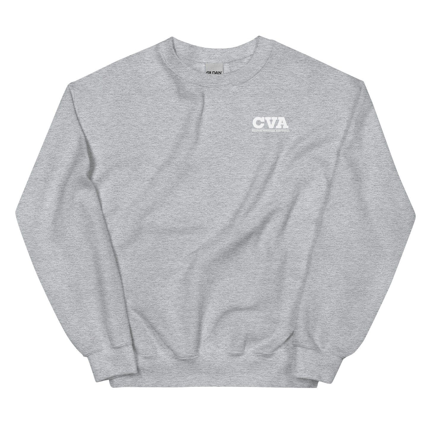Unisex Crewneck Sweatshirt: Small CVA Logo - Multiple Color Options